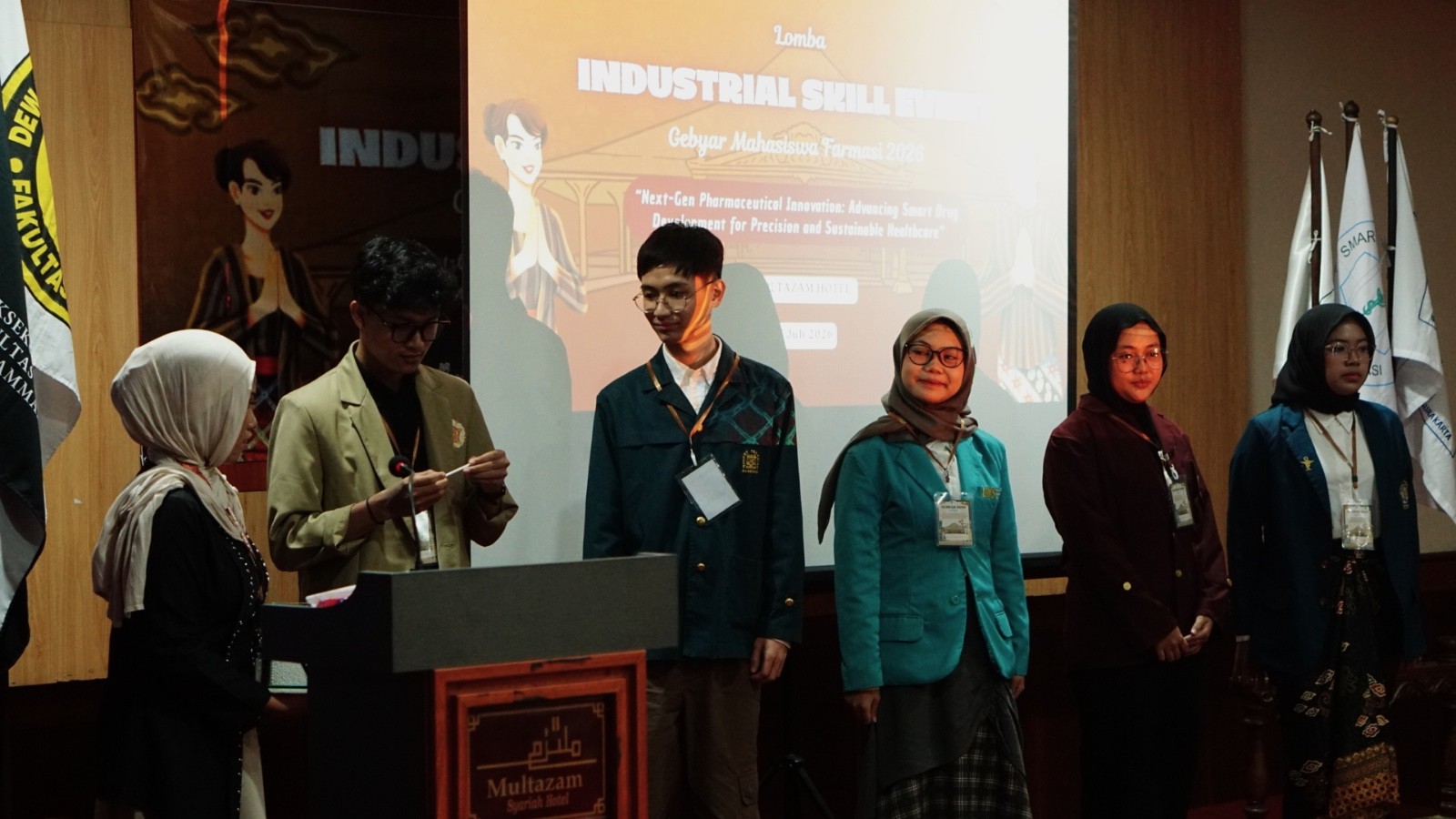 Final Industrial Skill Event Munas ISMAFARSI 2026 di Fakultas Farmasi UMS yang diselenggarakan oleh BEM Fakultas Farmasi UMS.